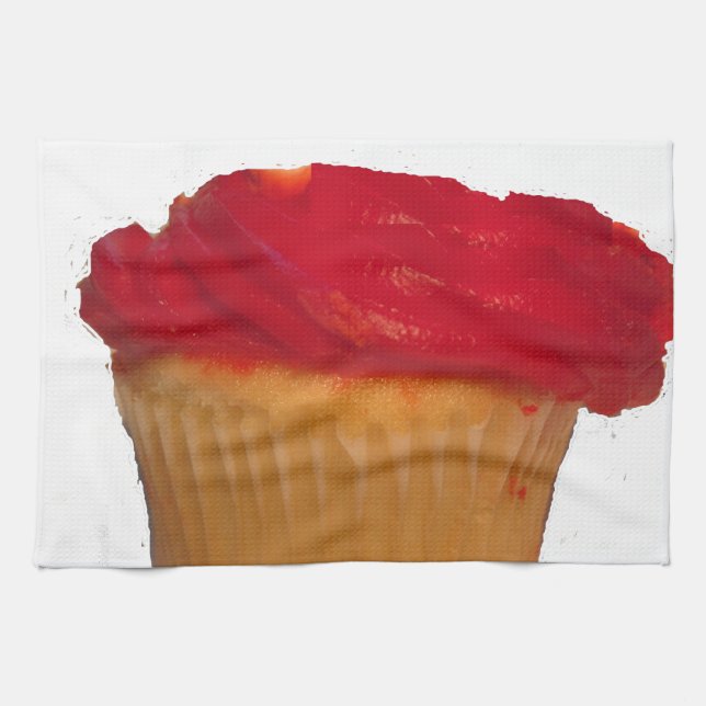Ät min Cupkaka Kökshandduk (Horisontell)