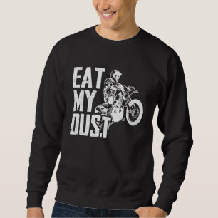 Ät Min Damm Smutsig Cyklist Enduro Motorcykel Dirt Lång Ärmad Tröja
