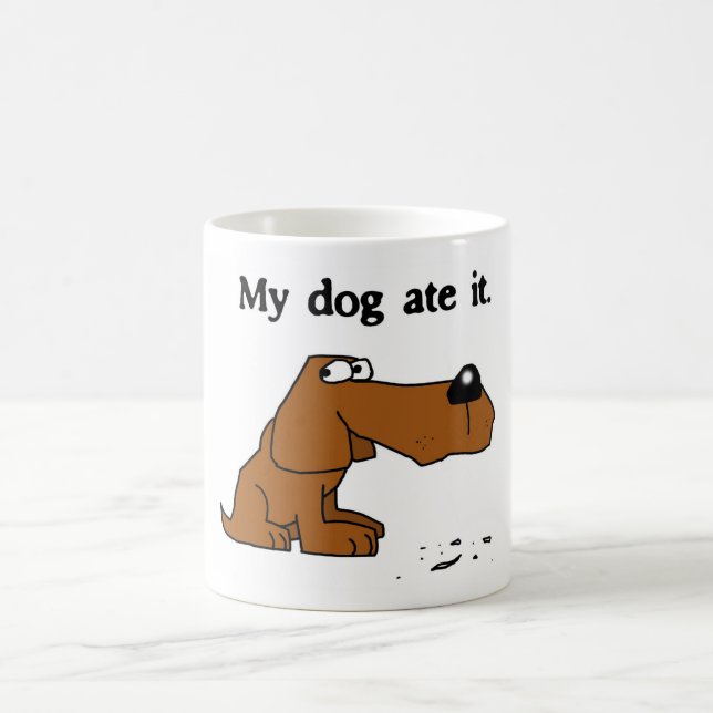 "Åt min hund det" muggen Kaffemugg (Center)