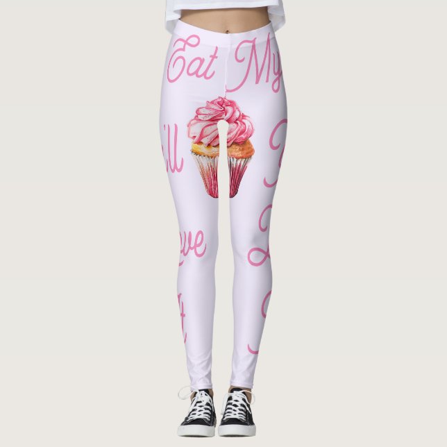 Ät mina muffin Leggings (Framsida)