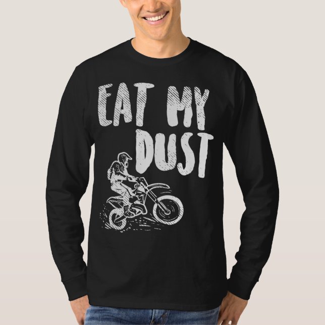 Ät mitt dammsugare, motorcykelspår R T Shirt (Framsida)