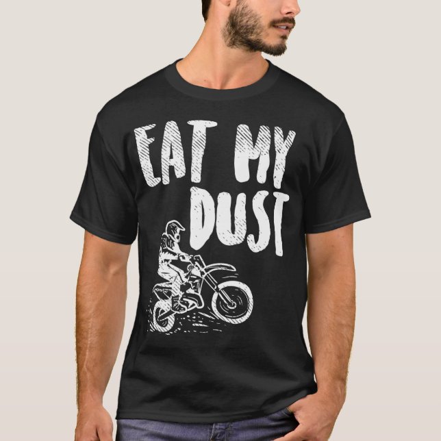 Ät mitt dammsugare, motorcykelspår R T Shirt (Framsida)