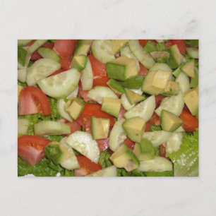 Ät mitt Salad-vykort Vykort