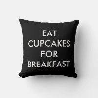 Ät Muffinsar för frukost i svart