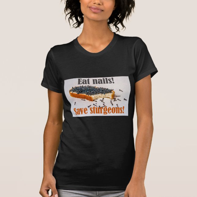 Ät Nagel Spara Sturgeons! Tee (Framsida)