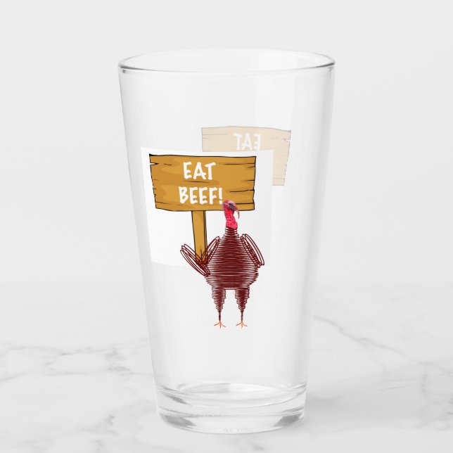 Ät Nötkött Glas Kopp (Framsida)