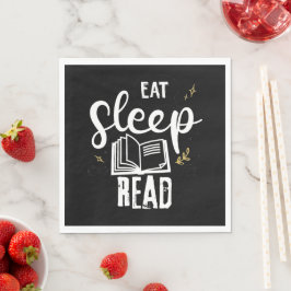 Ät och läs pappersservett