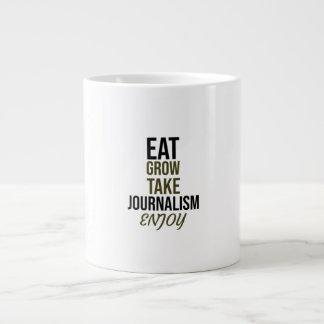 Ät, odla, ta journalistik, njut jumbo mugg
