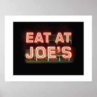 Ät på Joe's-Print Poster
