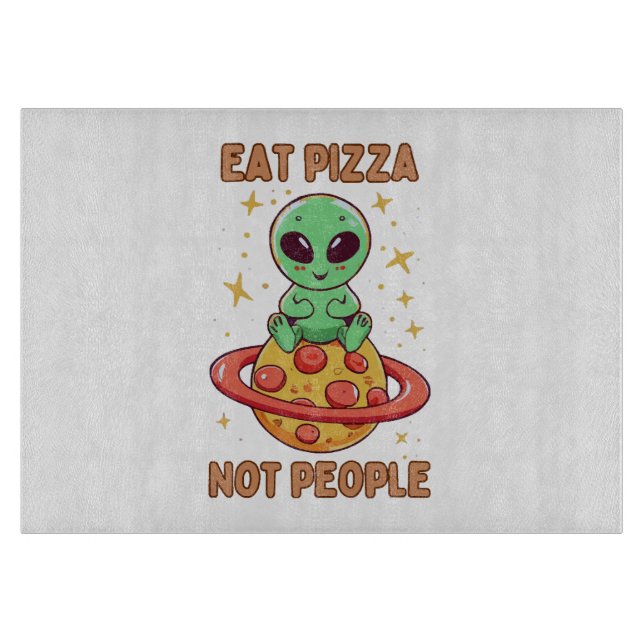 Ät pizza inte människor (Framsidan)