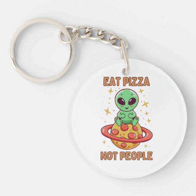 Ät pizza inte människor (Framsidan)