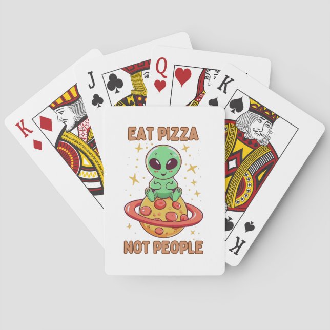 Ät pizza inte människor casinokort (Baksidan)