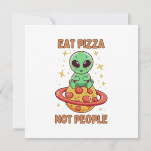 Ät pizza inte människor inbjudningar