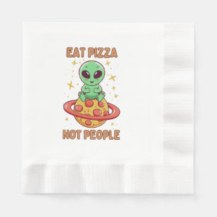 Ät pizza inte människor pappersservett