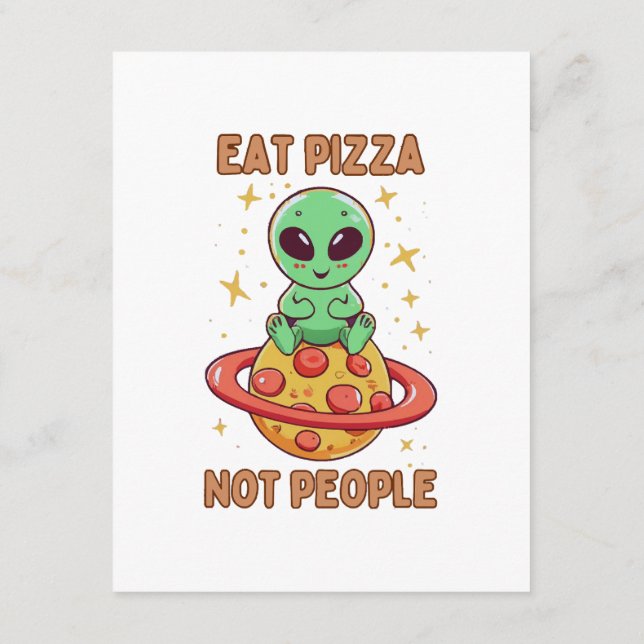 Ät pizza inte människor tilläggskort (Baksida)