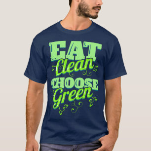 Ät ren och välj Grönt Veggies för vegetariska prod T Shirt