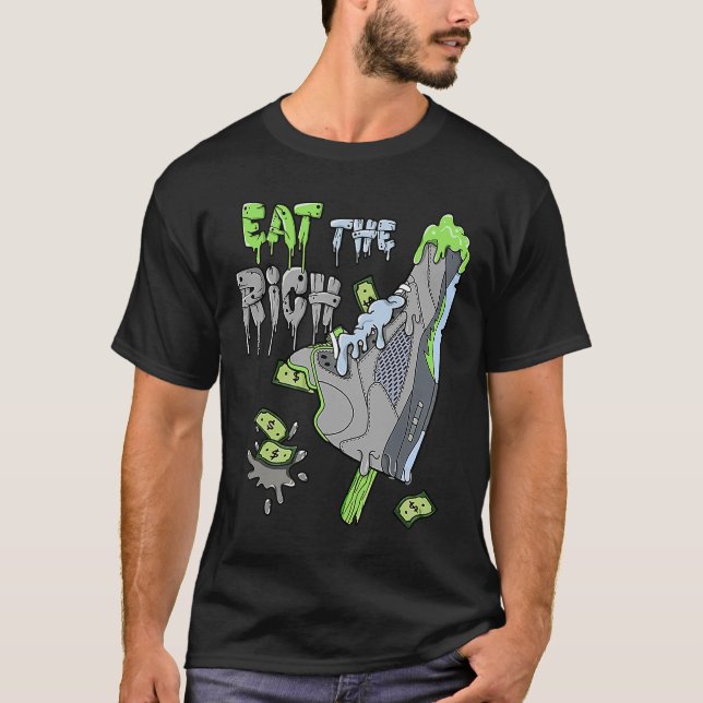 Ät Rik JD med Grönt av iskräm, medelvärde 5s län T Shirt (Framsida)