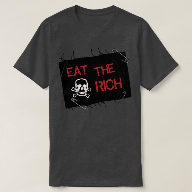 Ät Riken Distress Patch T Shirt (Design framsida)