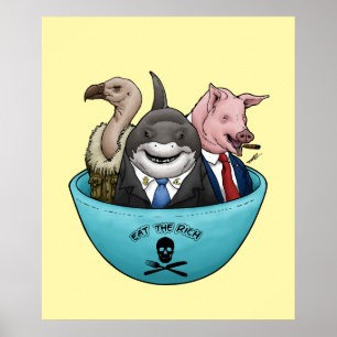 Ät Riken! Poster