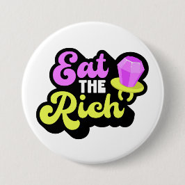 Ät Rikens 90 Diamond Ring Pop Lustigt politiskt Knapp