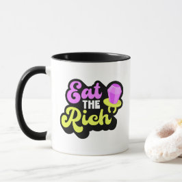 Ät Rikens 90 Diamond Ring Pop Lustigt politiskt Mugg
