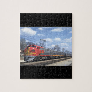 AT&SF EMD F-7 #342_Trains Pussel