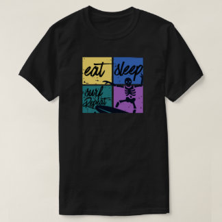 Ät sjöslang surfing repetera t shirt