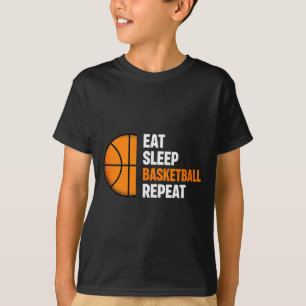 Ät Sla Basketball Upprepa Basketball Älskare Tank T Shirt