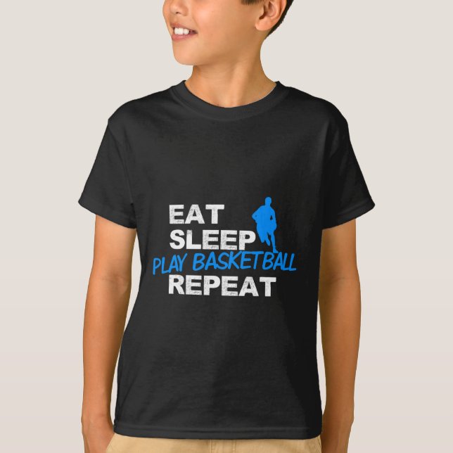 Ät Sla Play Sketll Upprepa  T Shirt (Framsida)