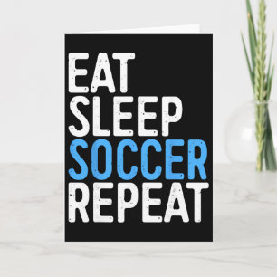 Ät Sla Soccer Upprepa Tröja Män Kvinnor Barn Fotbo Kort