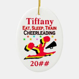 ÄT, SLEEP, CHEER-PERSONLIG OCH DATORNAMN JULGRANSPRYDNAD KERAMIK