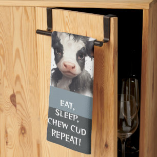 ÄT, SLEEP, CHEW CUD, REPEAT! KÖKSHANDDUK