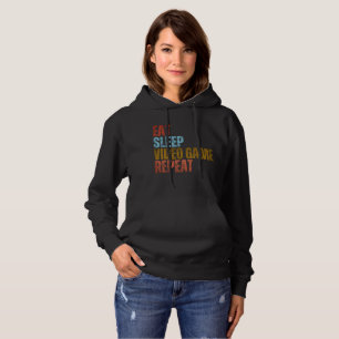 ÄT SLEEP VIDEO GAME UPPREPA T SHIRT