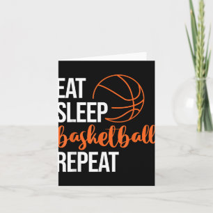 Ät Solla Basketboll Upprepa Kul Sport Motivation D Kort