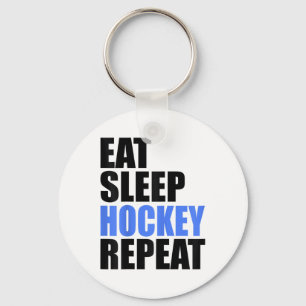 Ät Solla Hockey Upprepa Is Fält Skridskoåkning Kan Nyckelring