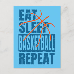 ÄT SÖMN BASKET REPEAT VYKORT