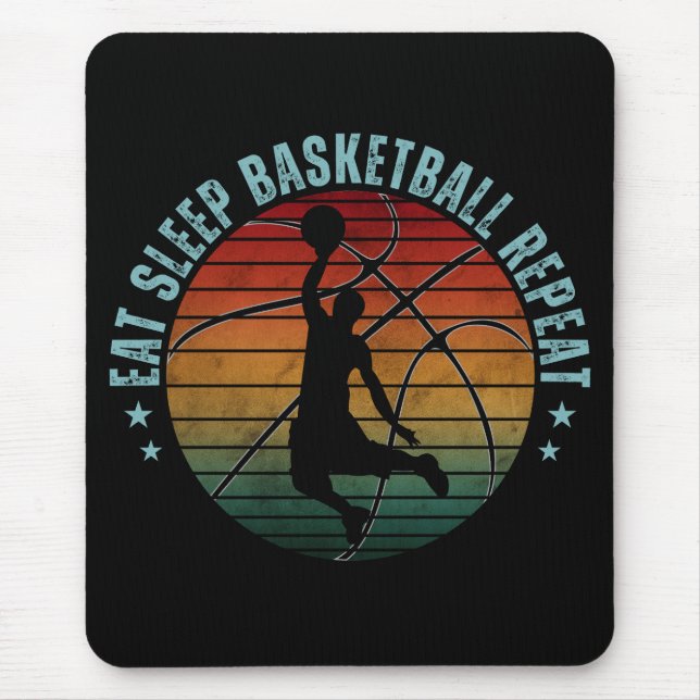 ÄT SÖMN BASKETBOLL REPETERA MUSMATTA (Framsidan)