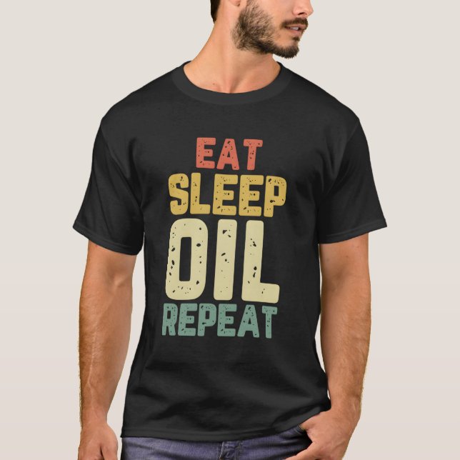 Ät Sömn Essential Oil Repeat AromaTherapy Funny T Shirt (Framsida)