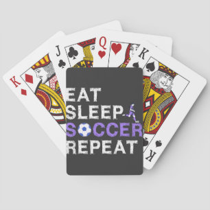 Ät+Sömn+fotboll+Upprepa Casinokort