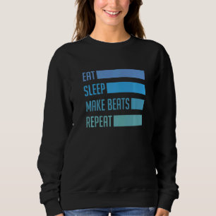 Ät sömn gör slagslag till Deejay Dj Music Techno L T Shirt