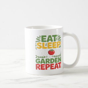 Ät sömn Groda en Garden Repeat Ludny Gam Kaffemugg
