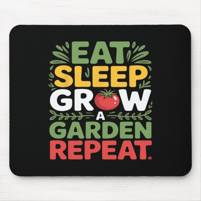 Ät sömn Groda en Garden Repeat Ludny  Gam Musmatta (Framsidan)