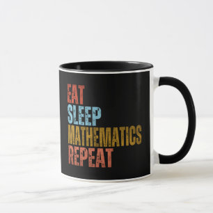 ÄT SÖMN MATEMATIK UPPREPA MUGG