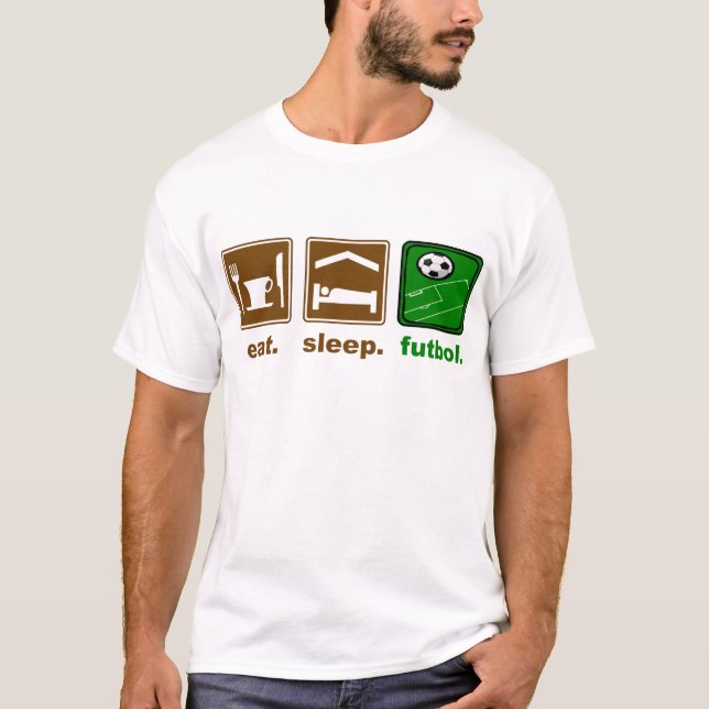 Ät, sömn, näsborr t shirt (Framsida)