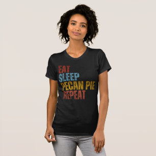 ÄT SÖMN PECANNPIE REPETERAR T SHIRT