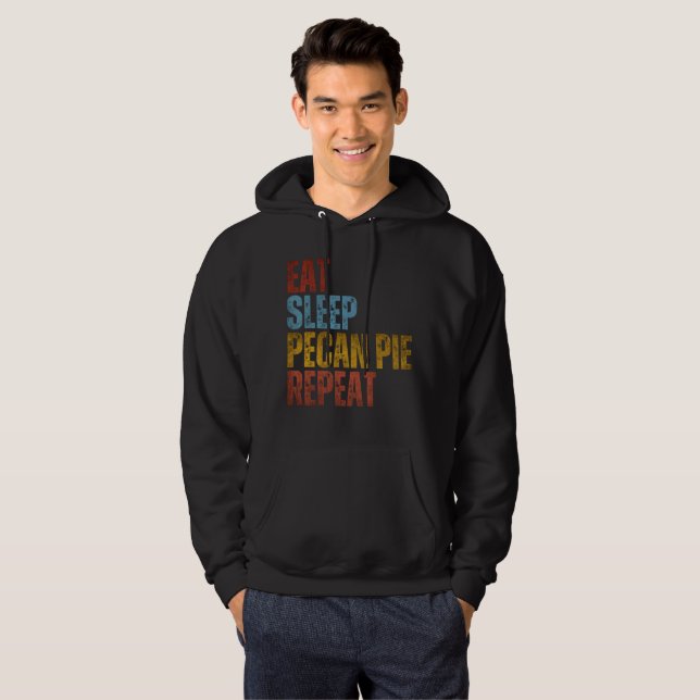 ÄT SÖMN PECANPAJ REPETERA HOODIE (Hel framsida)