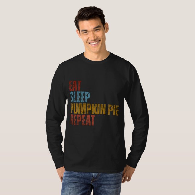 ÄT SÖMN PUMPA TÅRTA REPETERA T SHIRT (Hel framsida)