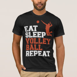 Ät sömn Volleyball Upprepa Volleyball Boy Gift T Shirt