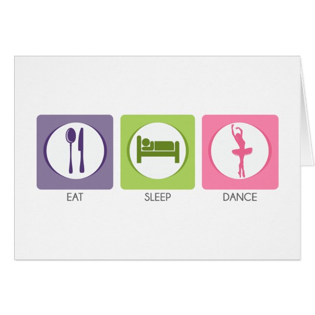 Ät sömndoft! hälsningskort (Framsidan Horizontal)