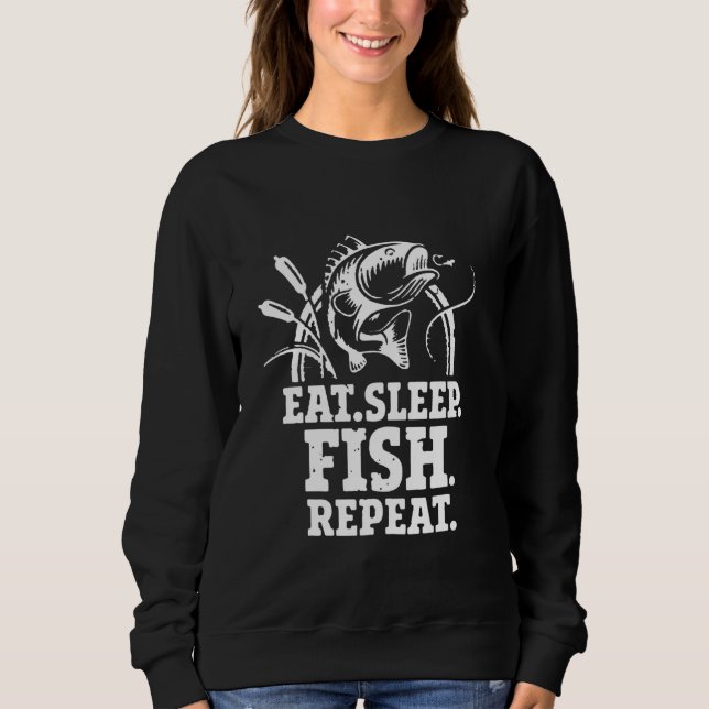 Ät sömnfisk Upprepa 1 T Shirt (Framsida)